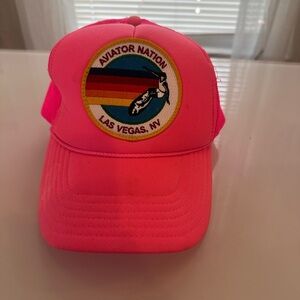 Avaitor Nation Neon Pink Hat